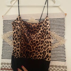 Nasty Gal leopard bodysuit